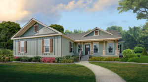 Exterior photo of a multi-section manufactured home